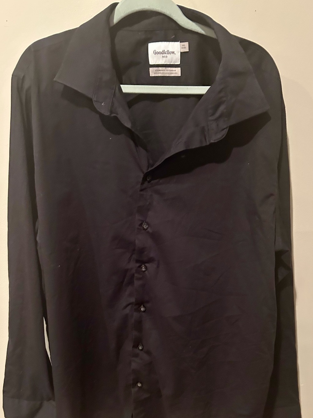 Goodfellow & Co. Black Button-Down Shirt, XXL